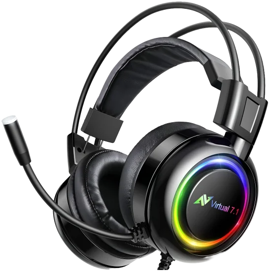 Headset Gaming ABKONCORE With RGB LED B780